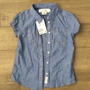 H&M Cotton Button Down Size 5-6 years